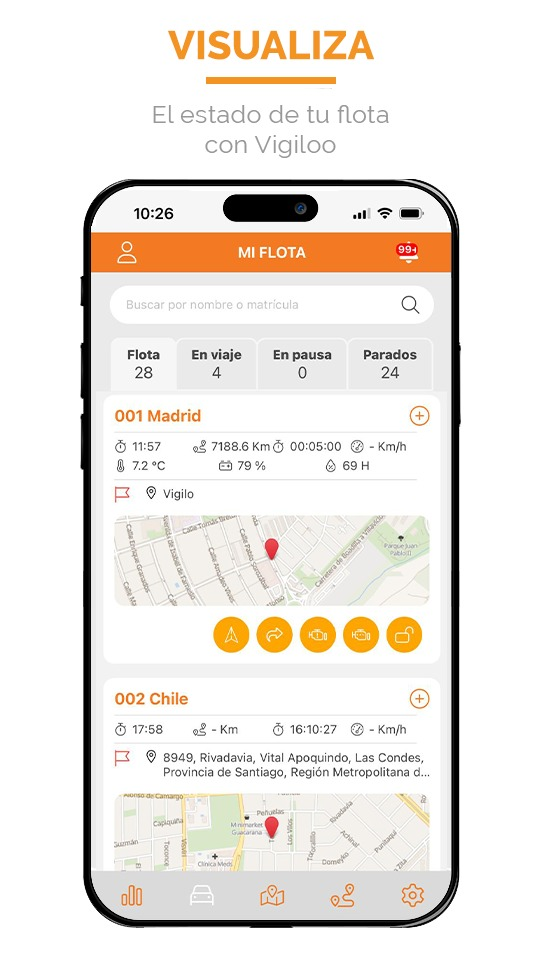 Plataforma de localización GPS Vigilo